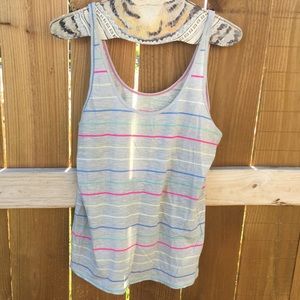 Urban Outfitters Gray and Pastel Tank Top